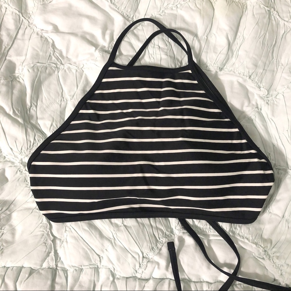 Aerie Stirped Bikini Top Small